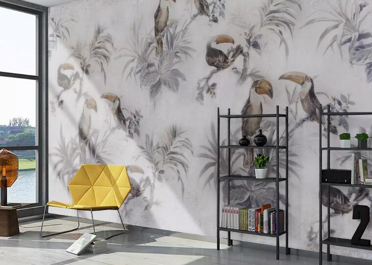 3D Toucan 606 Wall Murals Wallpaper AJ Wallpaper 2