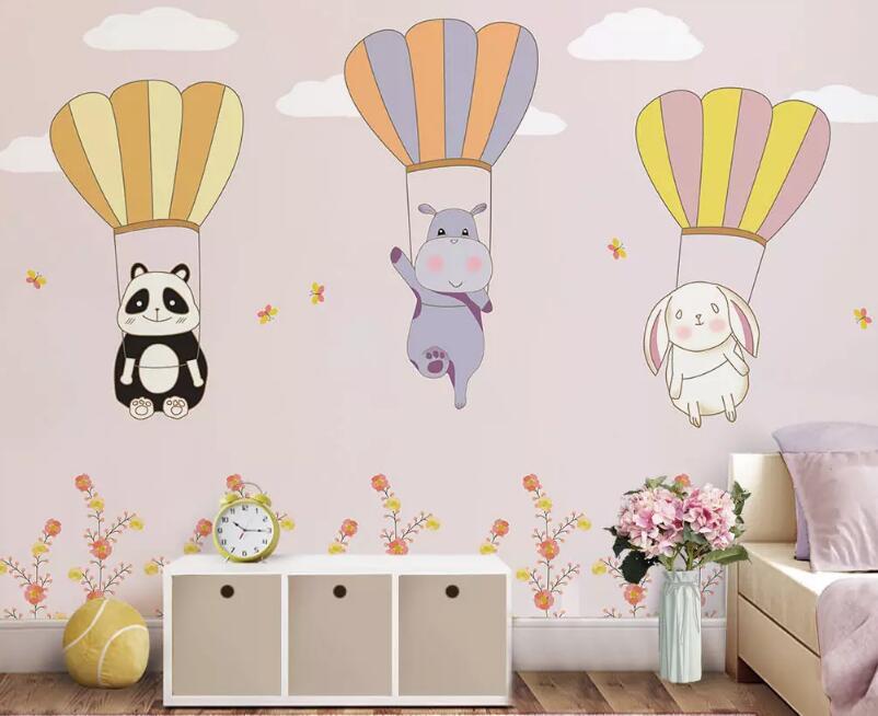 3D Animal Balloon WG45 Wall Murals Wallpaper AJ Wallpaper 2