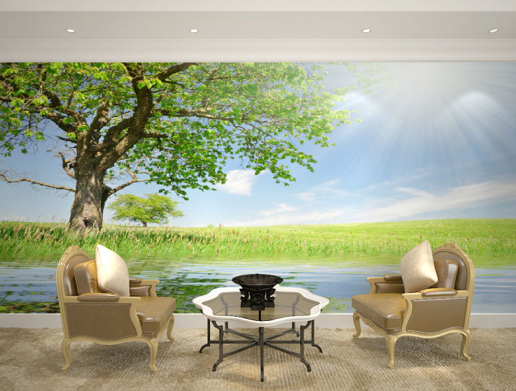 Big Green Trees 3 Wallpaper AJ Wallpaper