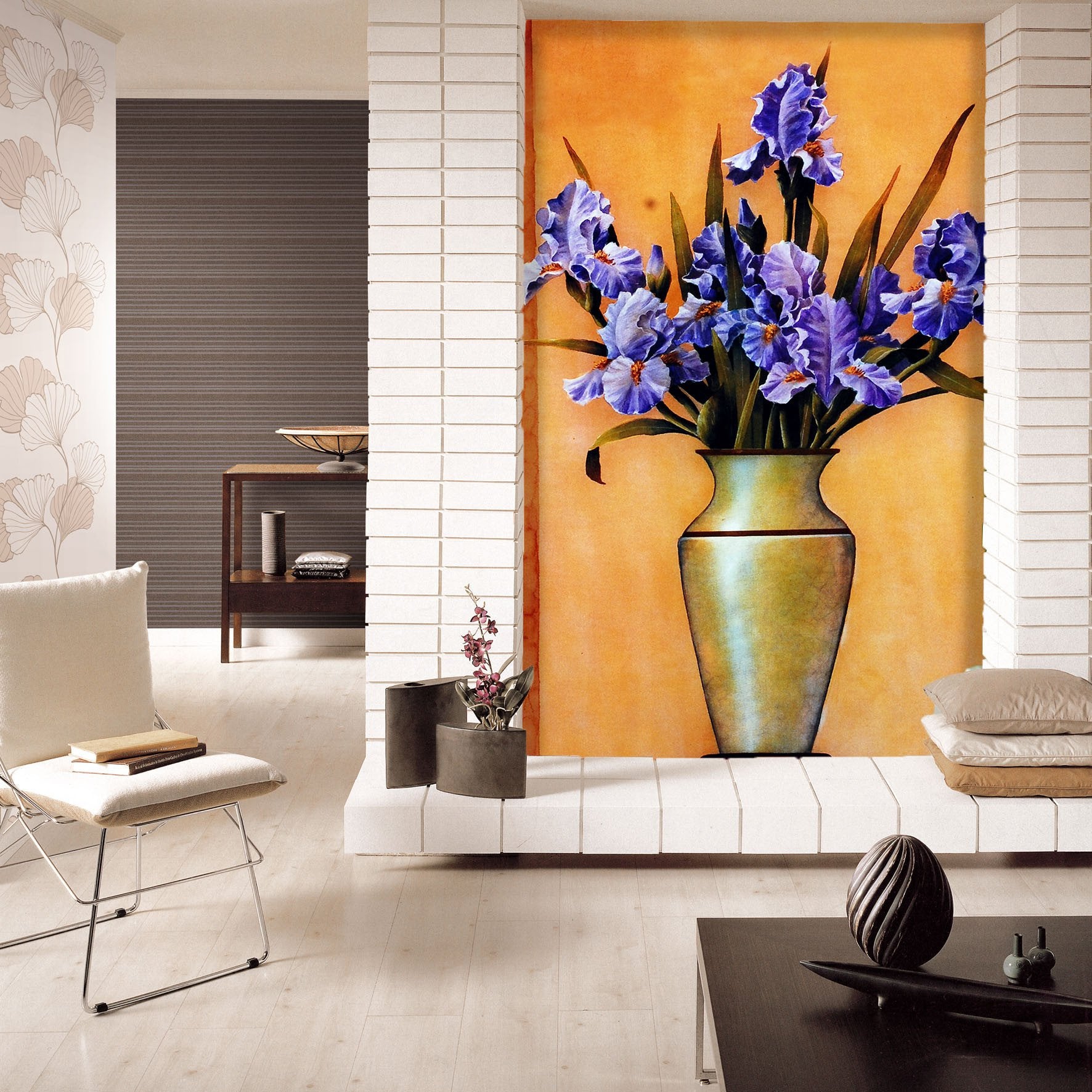 Metal Vase Wallpaper AJ Wallpaper 2