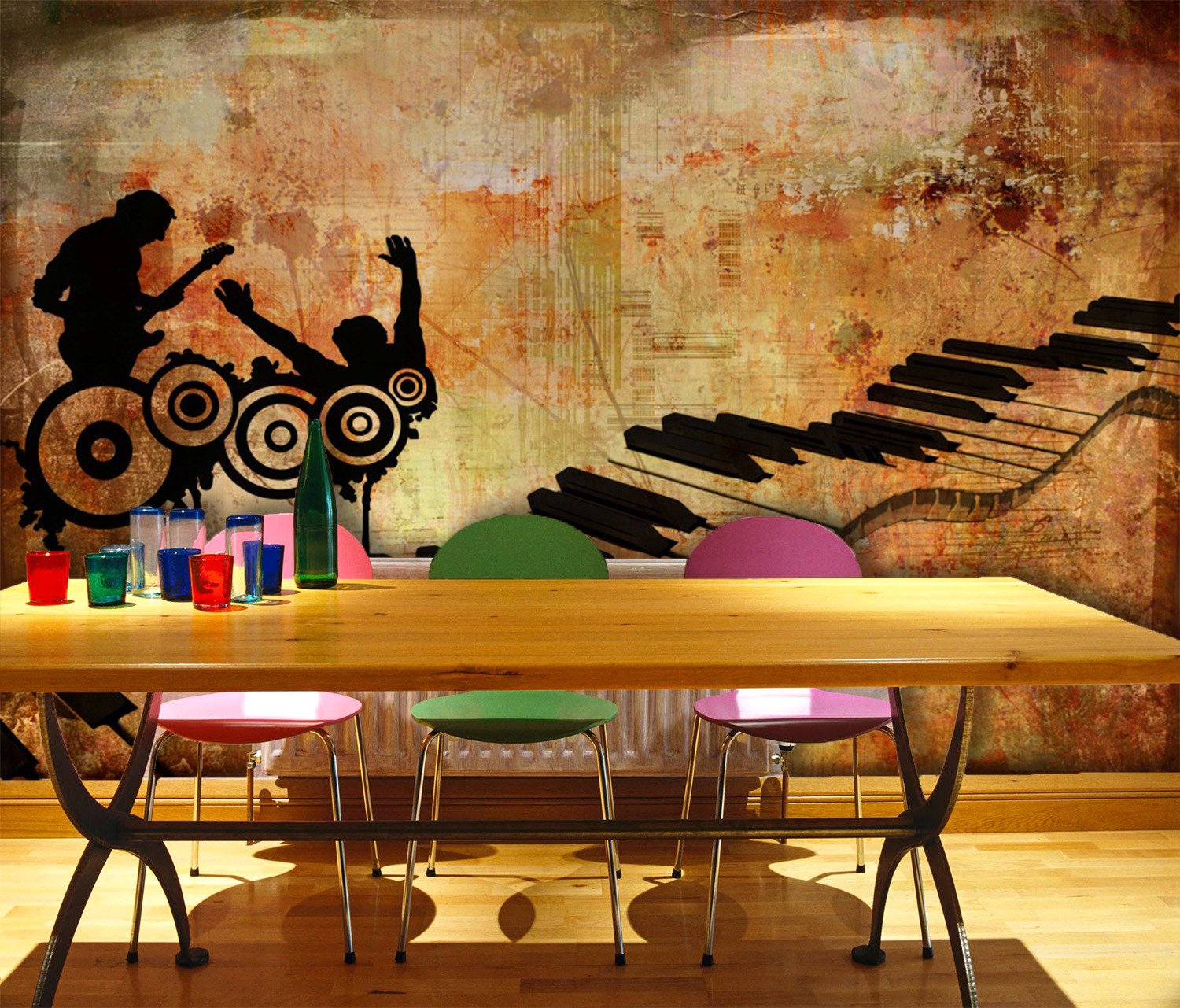 3D Music Band 56 Wallpaper AJ Wallpapers