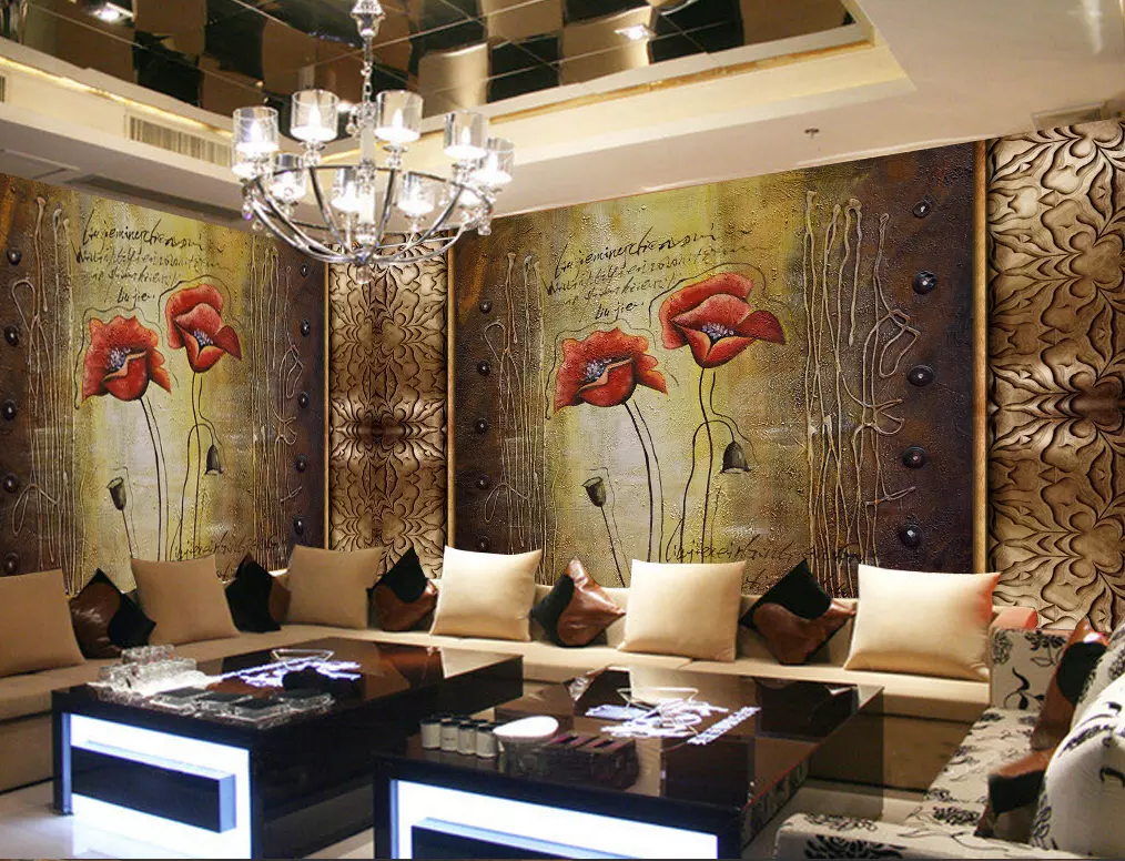 3D Painting Safflower 149 Wallpaper AJ Wallpaper 2