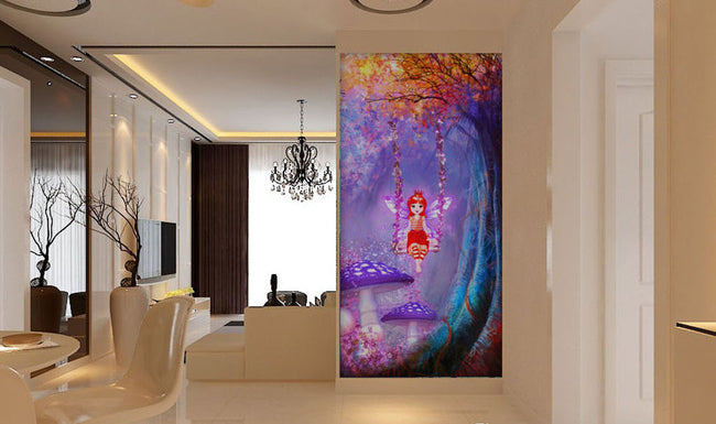 3D Swing Wizard WG093 Wall Murals