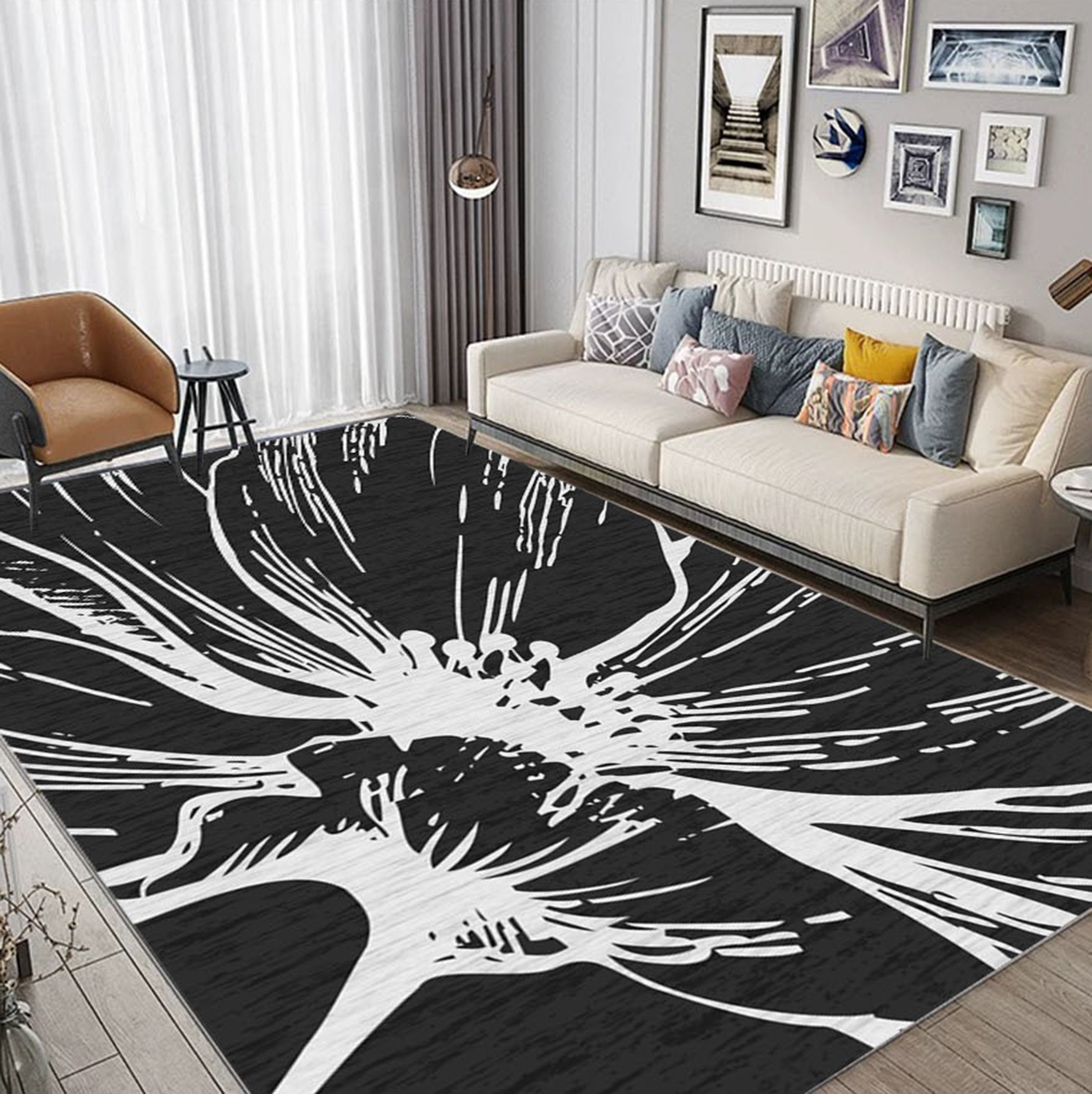 3D Abstract Flower WG514 Non Slip Rug Mat Mat AJ Creativity Home