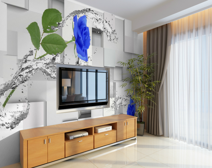 Blue Rose Wallpaper AJ Wallpaper