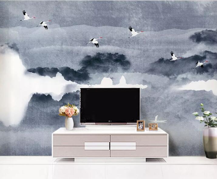 3D Forest Bird WG43 Wall Murals Wallpaper AJ Wallpaper 2