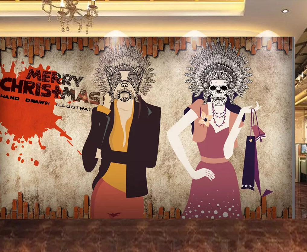 3D Shopping Head Decoration 264 Wallpaper AJ Wallpaper 2