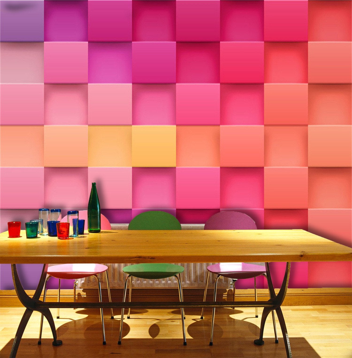 3D Red Square 648 Wallpaper AJ Wallpaper