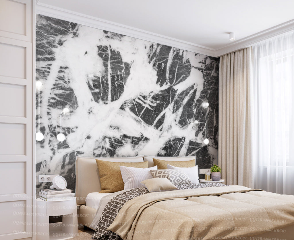 3D Black Slate WG295 Wall Murals