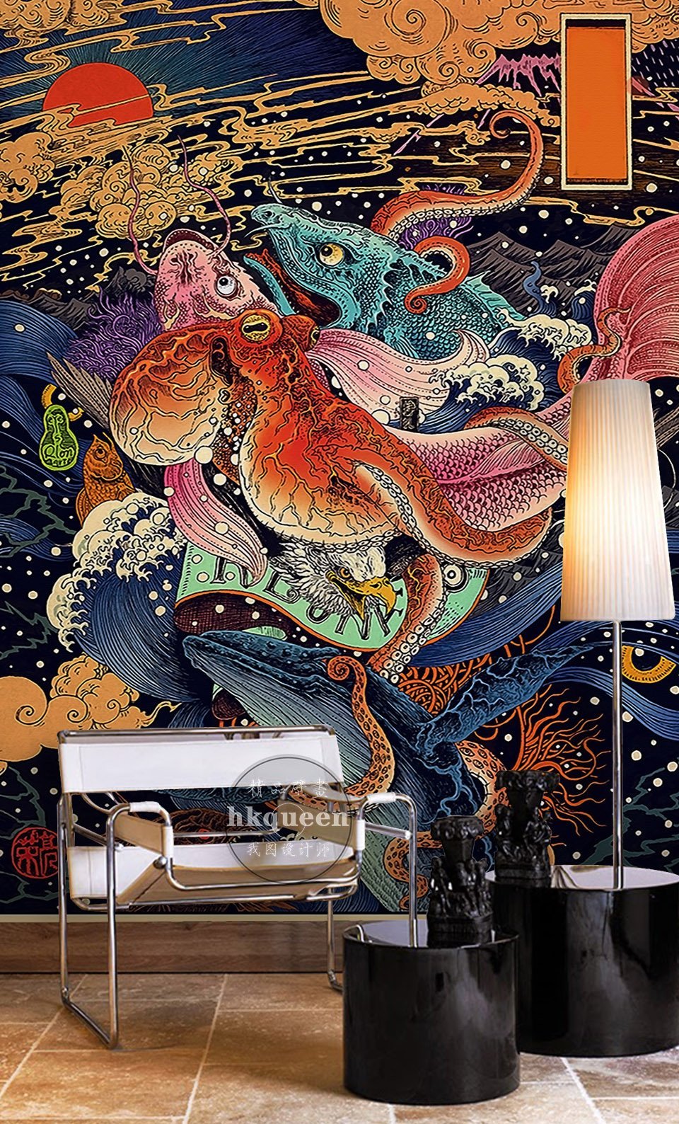 3D Underwater World 486 Wall Murals Wallpaper AJ Wallpaper 2