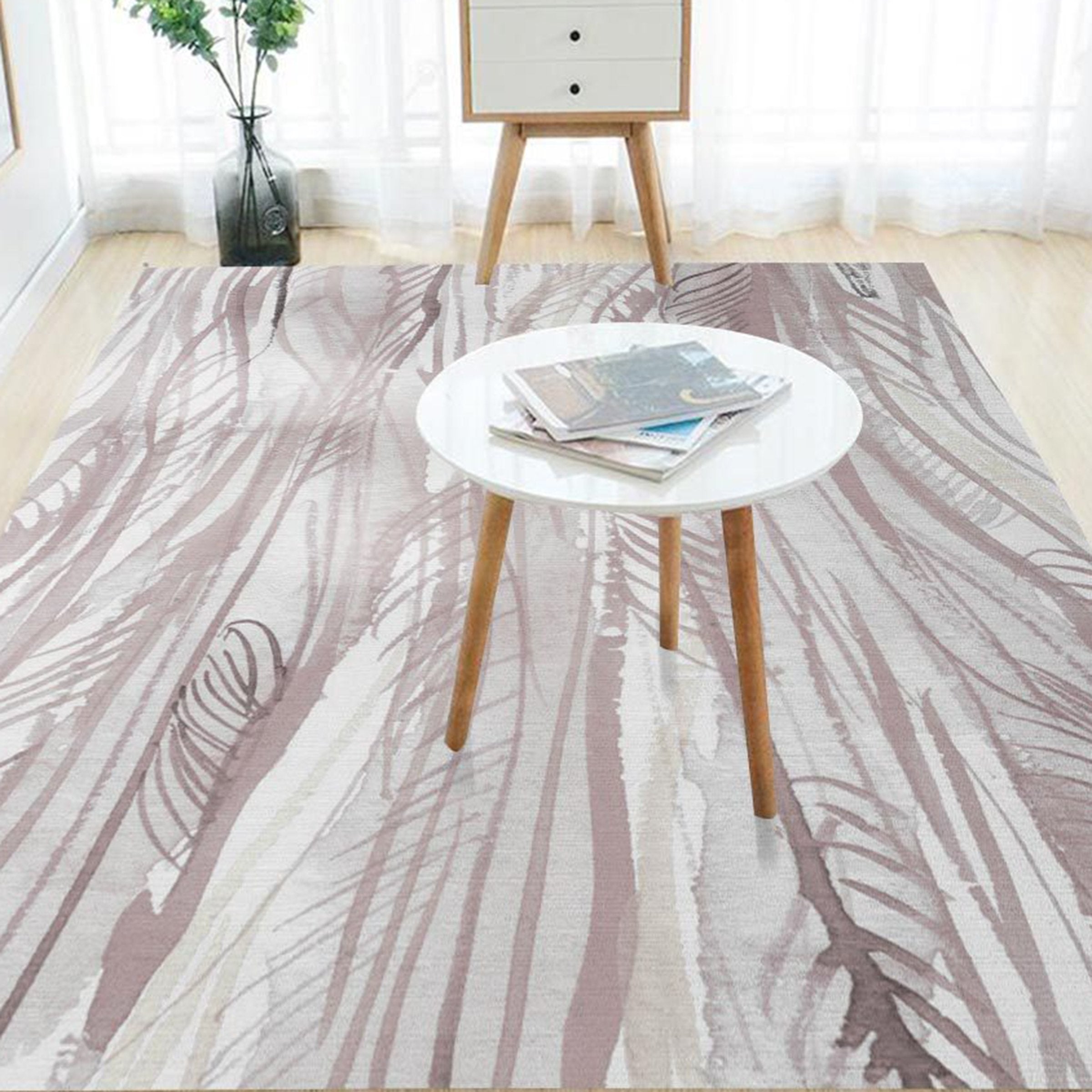 3D Light Lines WG209 Non Slip Rug Mat Mat AJ Creativity Home