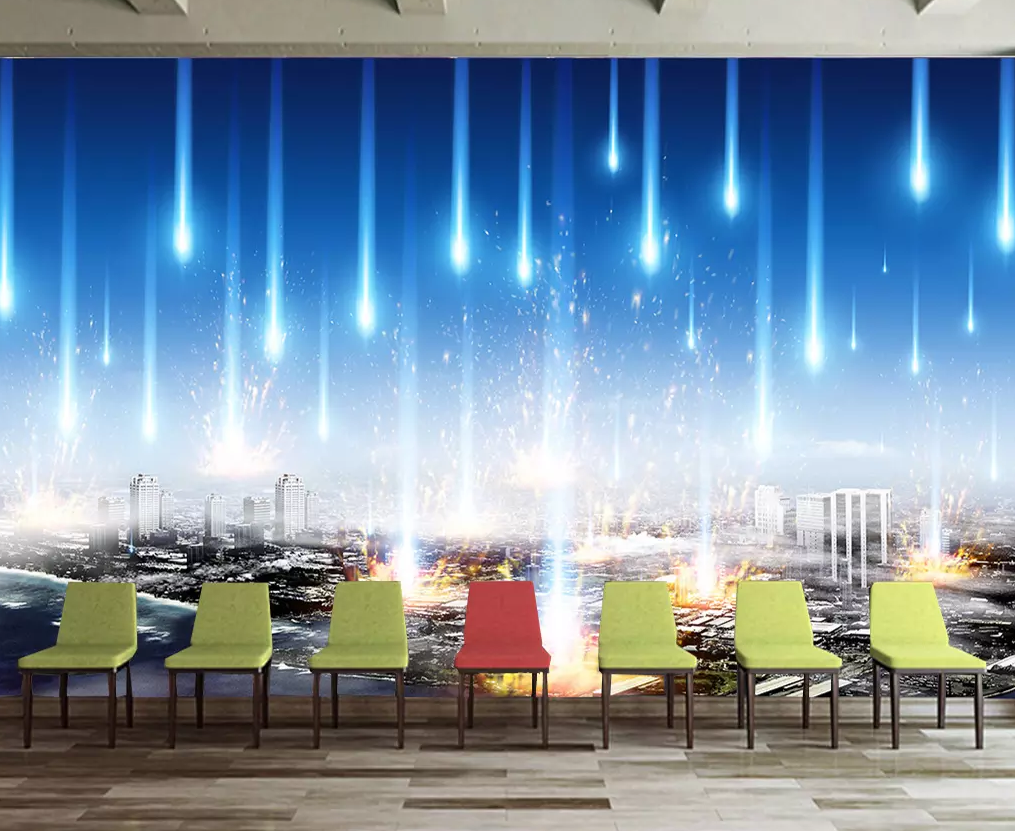 3D Fallen Stars City 421 Wallpaper AJ Wallpaper 2