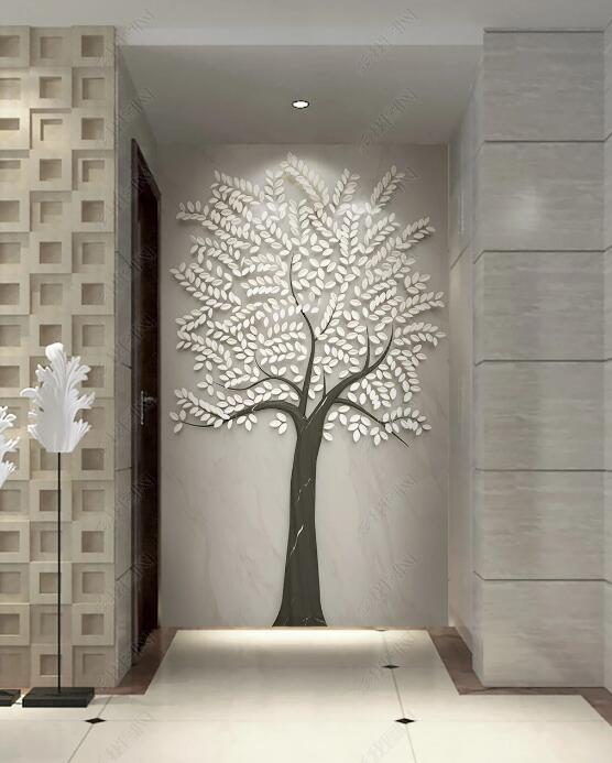 3D Modern Tree WC273 Wall Murals