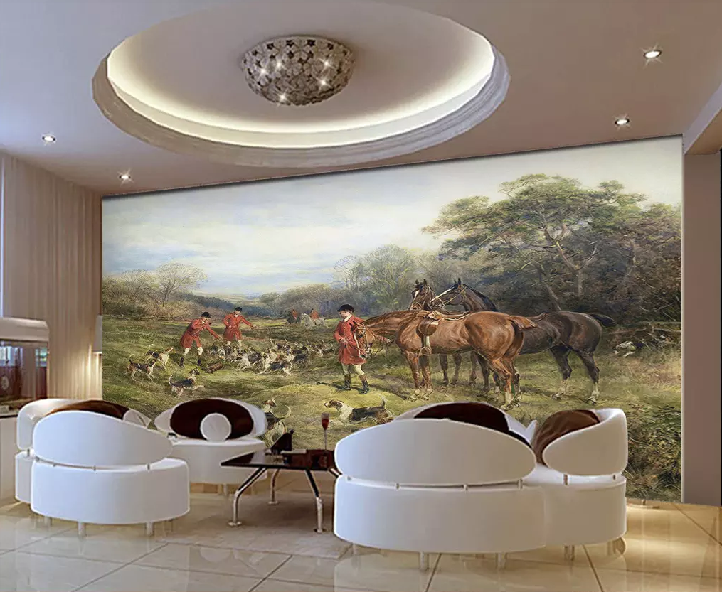 3D Dog Group Horse 184 Wallpaper AJ Wallpaper 2