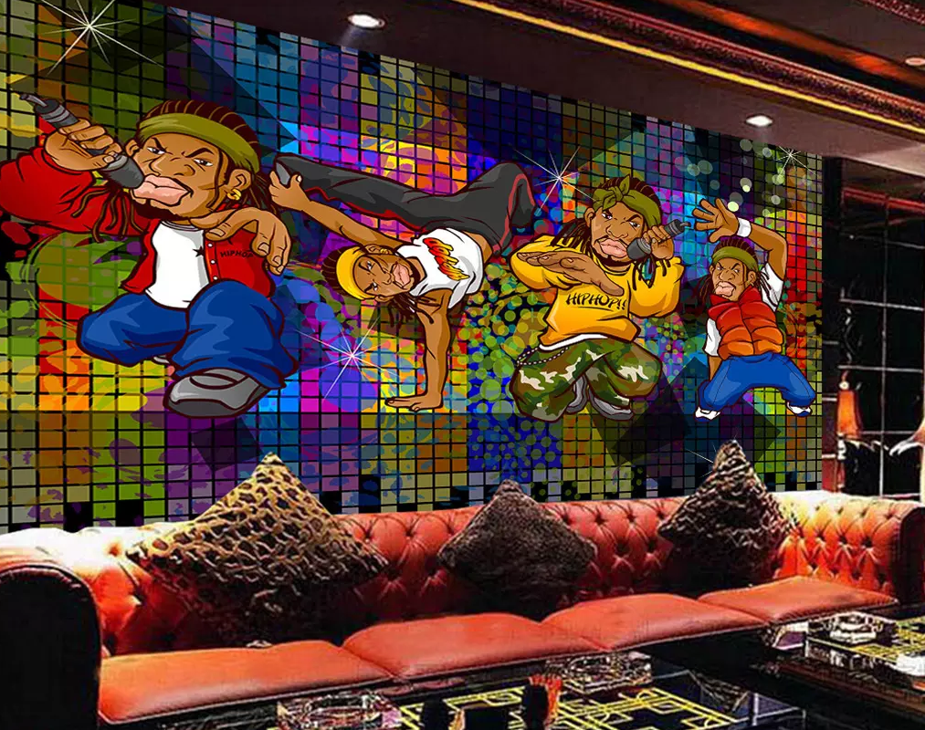 3D Black Man Sing 422 Wallpaper AJ Wallpaper 2