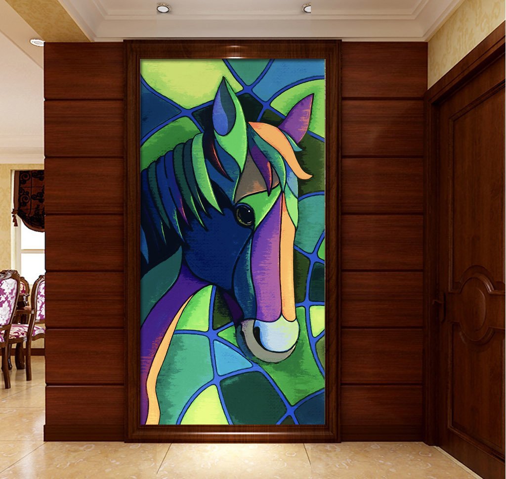 3D Horse 411 Wall Murals Wallpaper AJ Wallpaper 2
