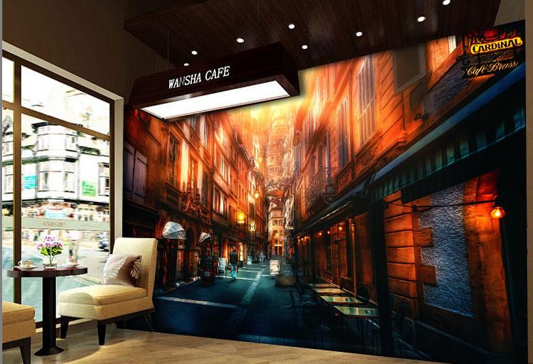 3D Village Alley City 729 Wallpaper AJ Wallpaper