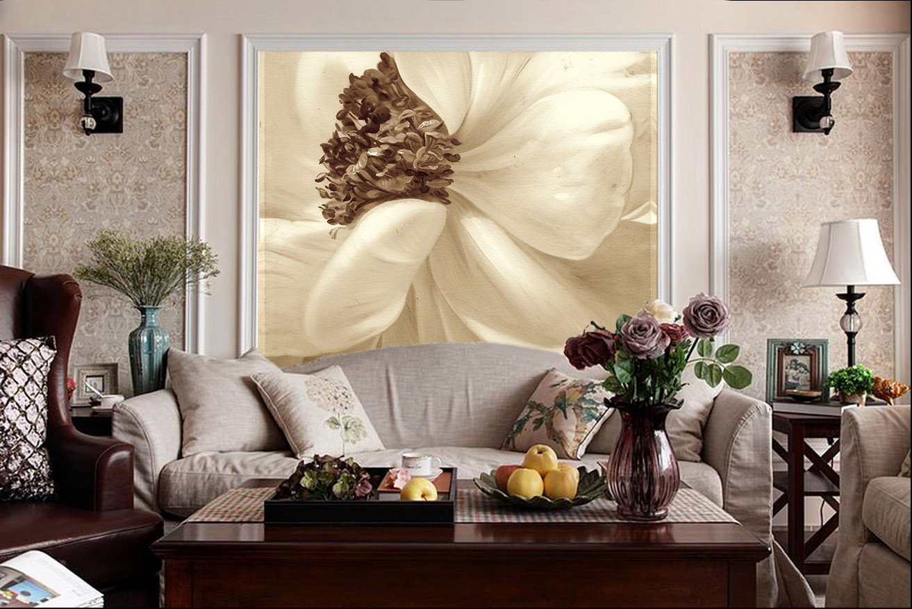 White Gardenia Wallpaper AJ Wallpaper 2