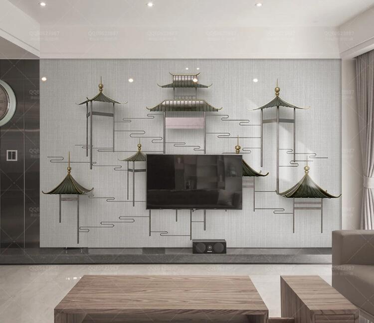 3D Sketch House WC222 Wall Murals