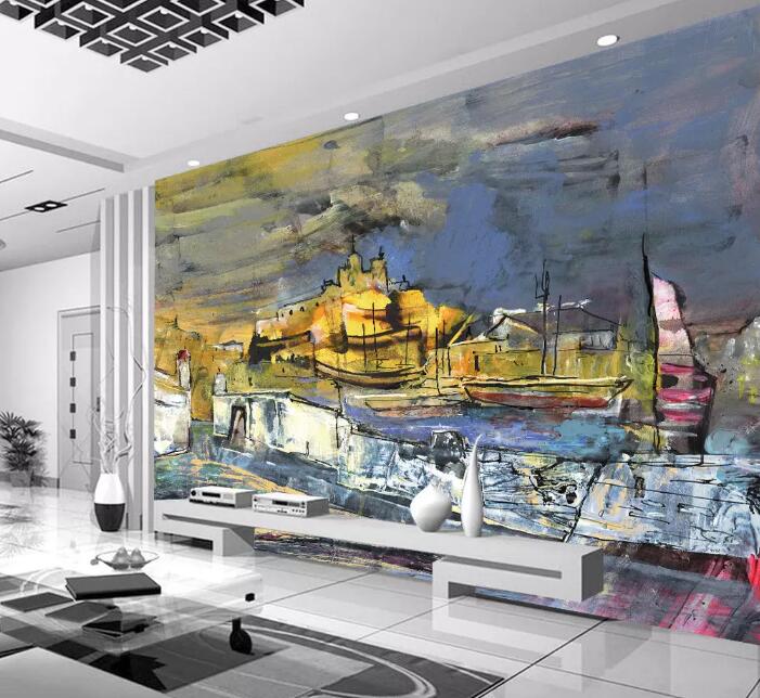 3D Graffiti Town WG08 Wall Murals Wallpaper AJ Wallpaper 2