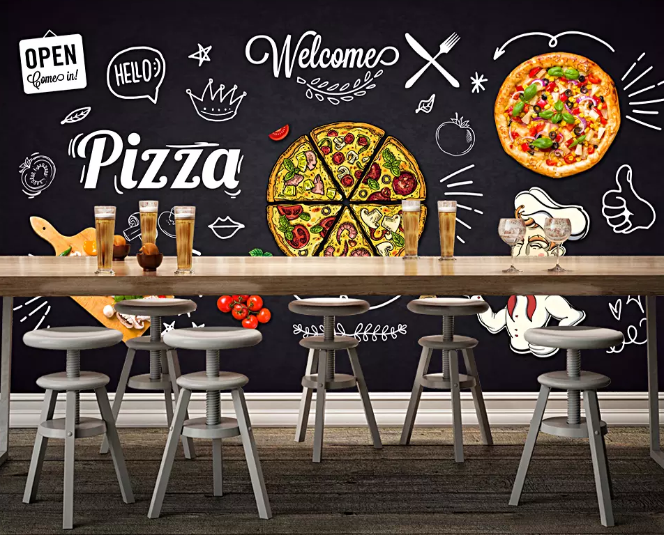 3D Pizza Painting 181 Wallpaper AJ Wallpaper 2