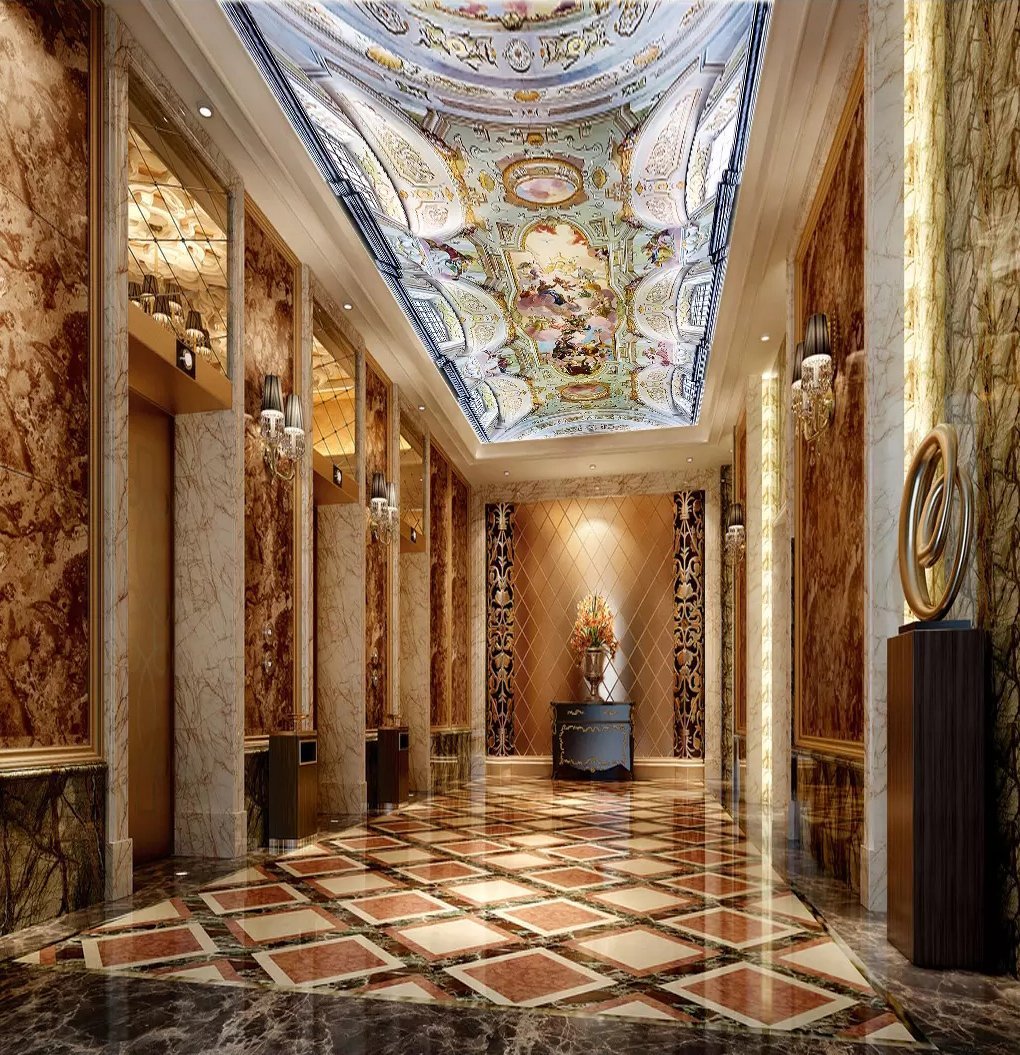 White Angel Roof 012 Wallpaper AJ Wallpaper