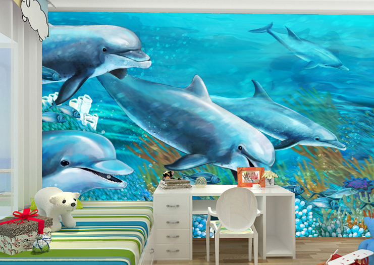 Cute Dolphins Wallpaper AJ Wallpaper