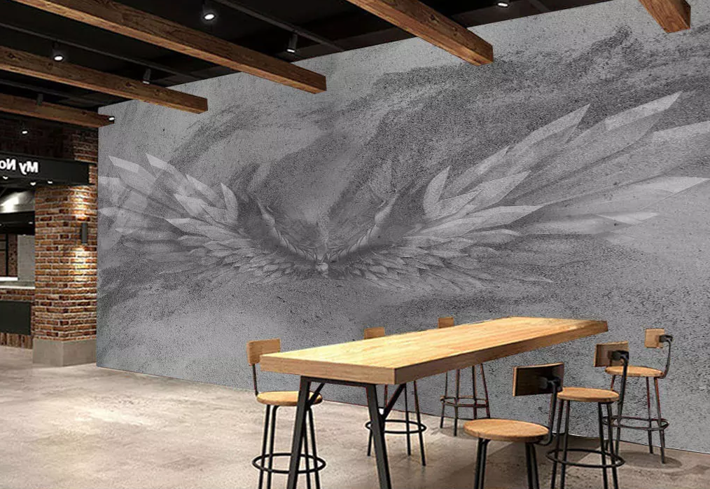 3D Sketch Wings 349 Wallpaper AJ Wallpaper 2