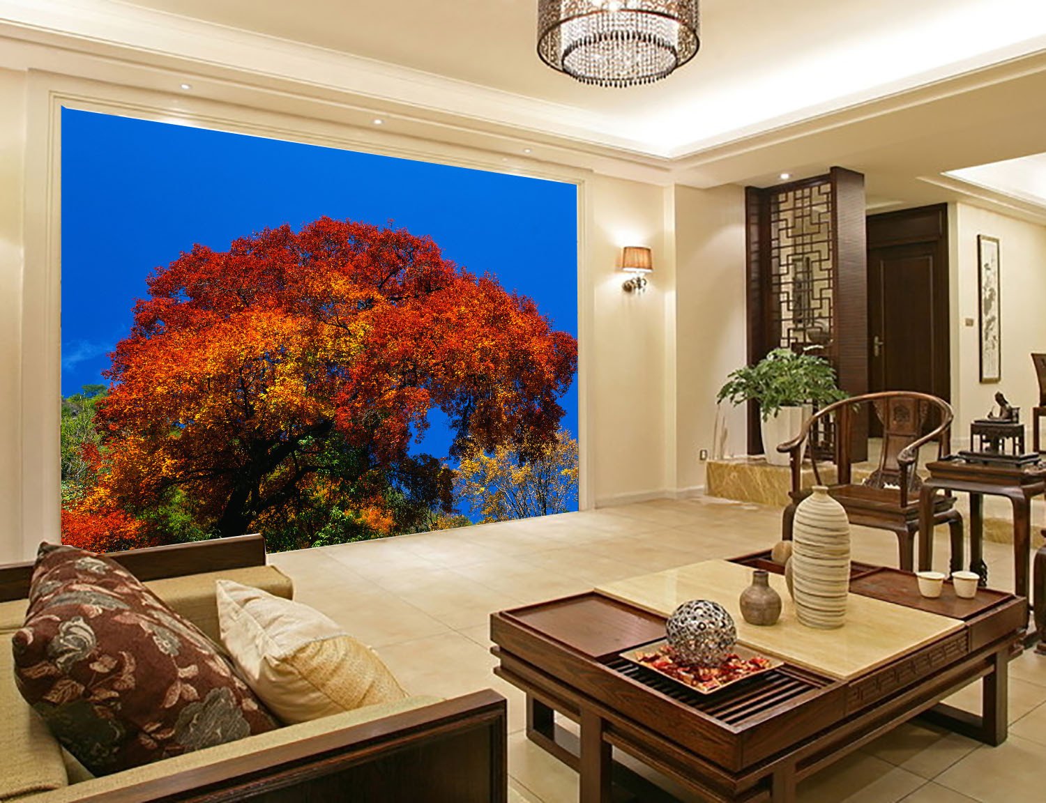 Luxuriant Foliage Wallpaper AJ Wallpaper