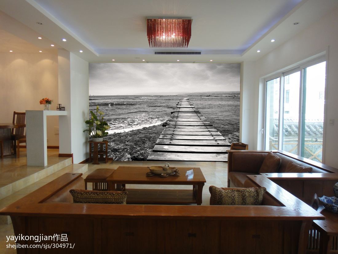 Sea Wooden Bridge 4 Wallpaper AJ Wallpaper