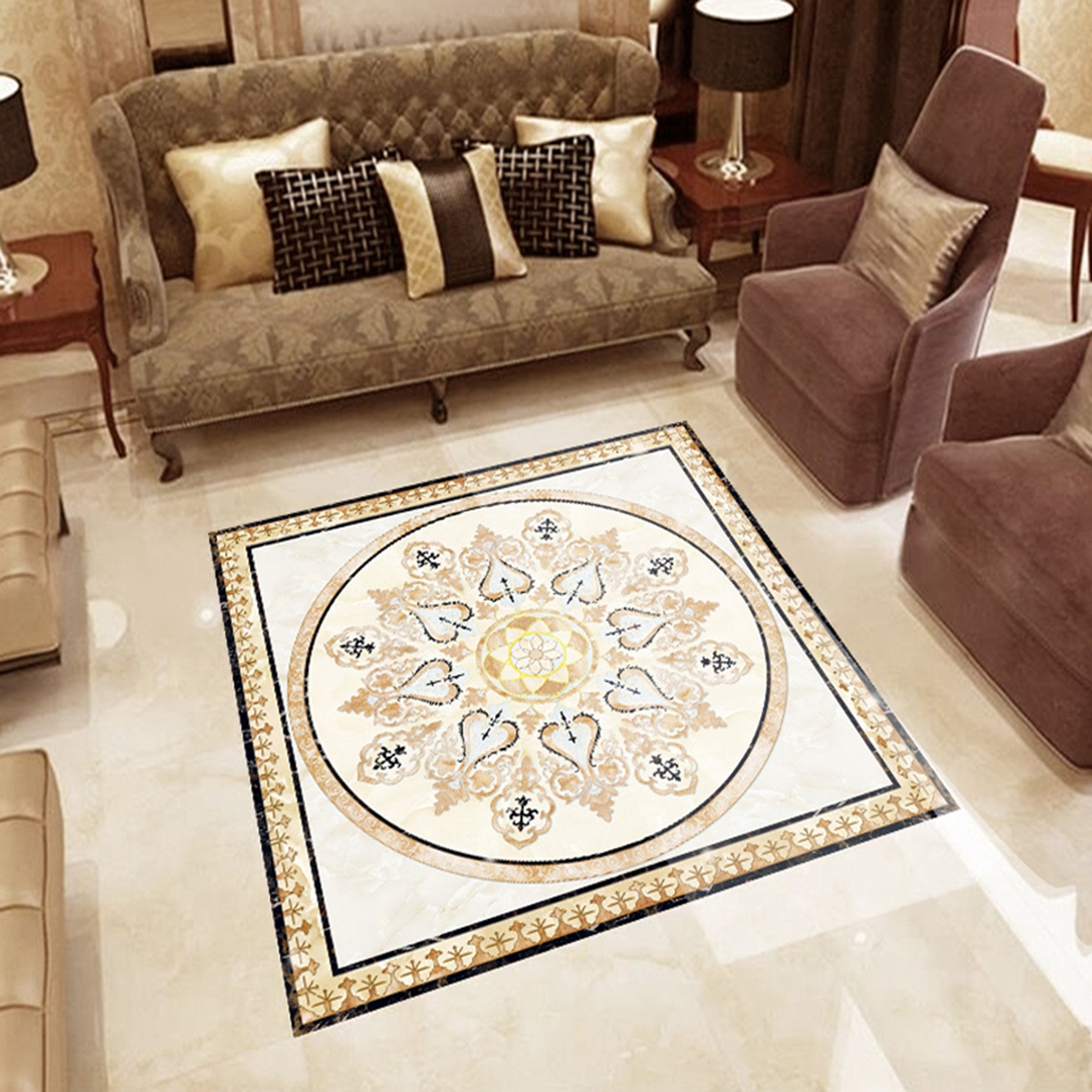 3D Heart Pattern WG449 Floor Mural Wallpaper AJ Wallpaper 2