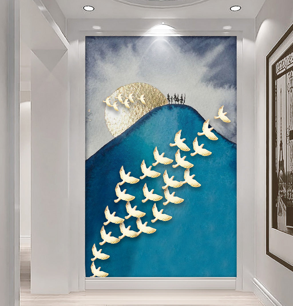3D Group Of Birds WG107 Wall Murals