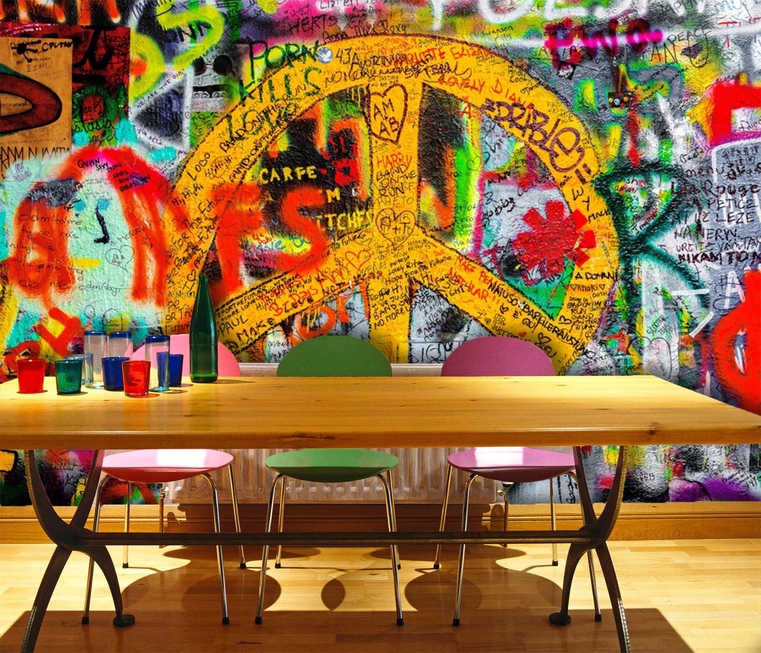 3D Graffiti Pattern Art 434 Wallpaper AJ Wallpaper