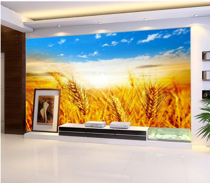 Golden Wheat Wallpaper AJ Wallpaper