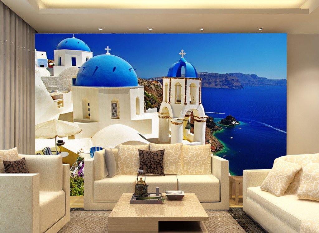 Seaside Churches Wallpaper AJ Wallpaper