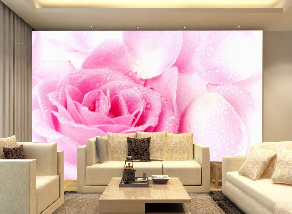 Pink Petals Wallpaper AJ Wallpaper