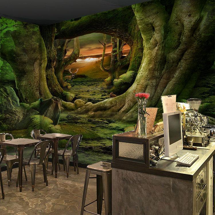 3D Tree Hole 039 Wallpaper AJ Wallpaper