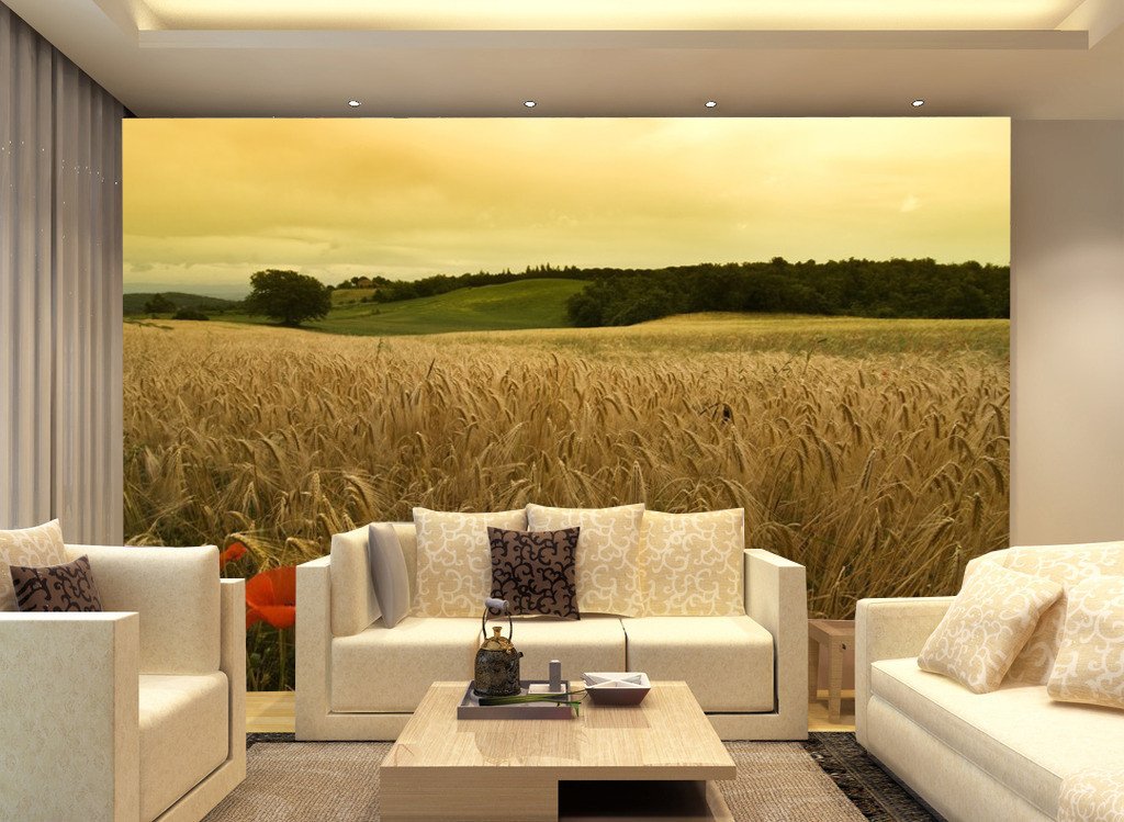 Rolling Wheat Fields 1 Wallpaper AJ Wallpaper