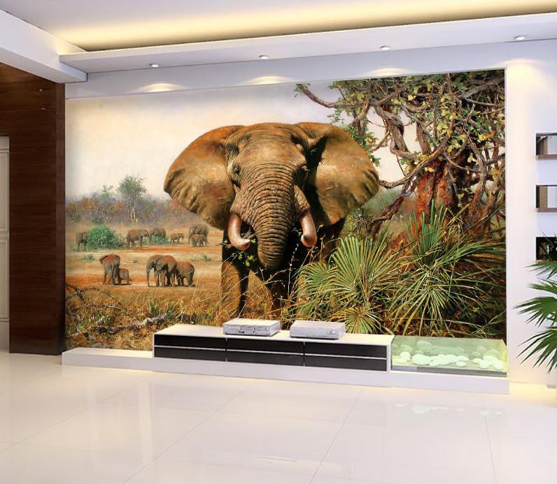 3D Africa Elephants 57 Wallpaper AJ Wallpaper