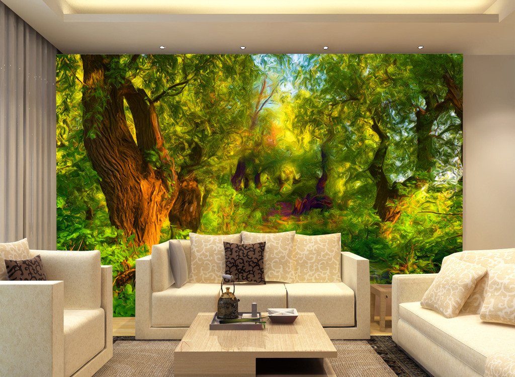 Forest Wooden Road Wallpaper AJ Wallpaper