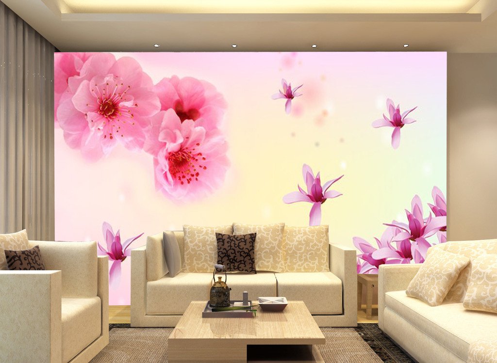 Flying Flowers 1 Wallpaper AJ Wallpaper