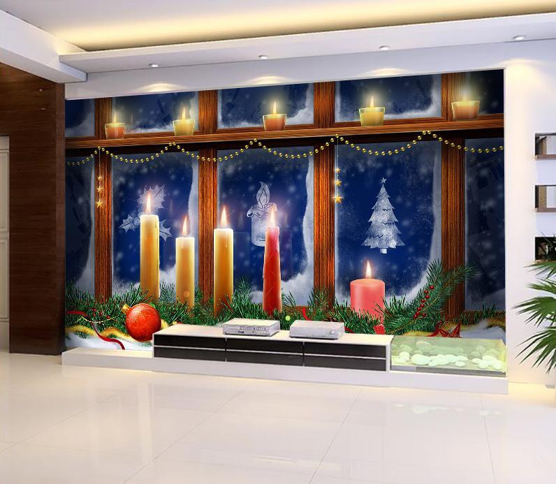 3D Candle Fire 044 Wallpaper AJ Wallpaper