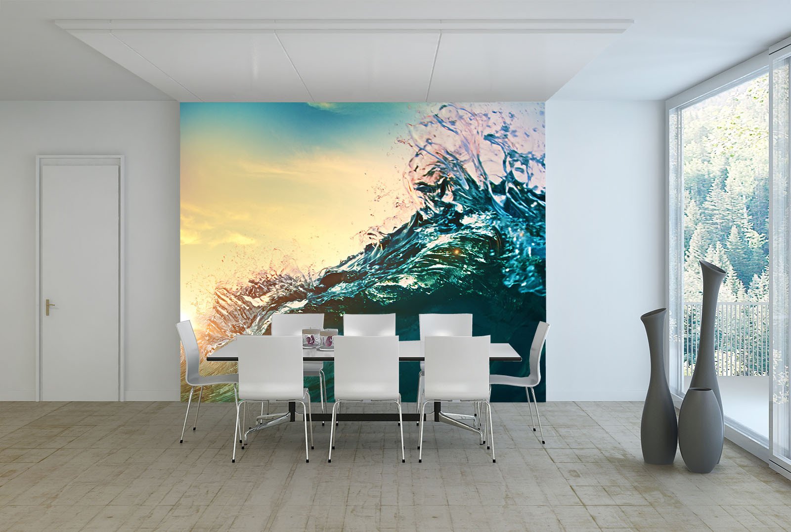 Crystalline Waves Wallpaper AJ Wallpaper