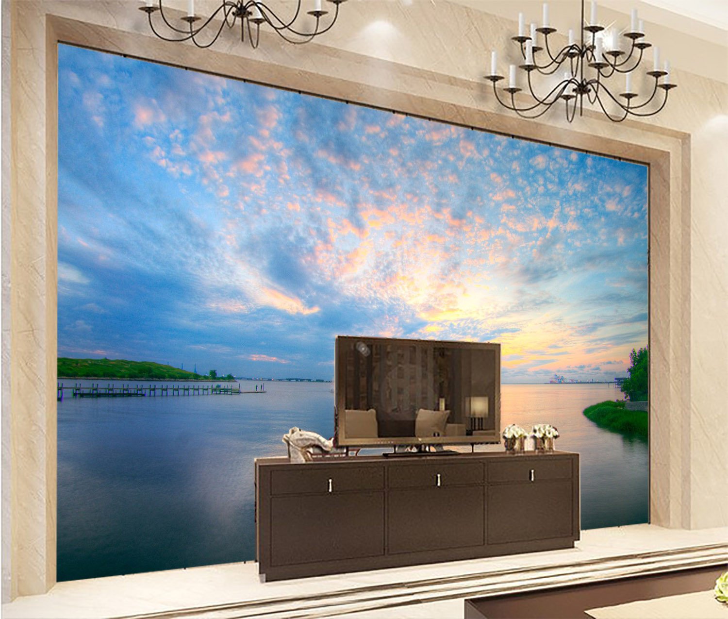 Vast Lake Scenery Wallpaper AJ Wallpaper