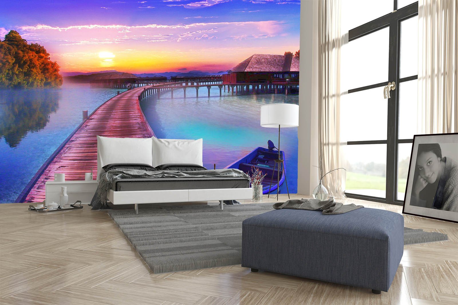 Sea Sightseeing Corridor Wallpaper AJ Wallpaper