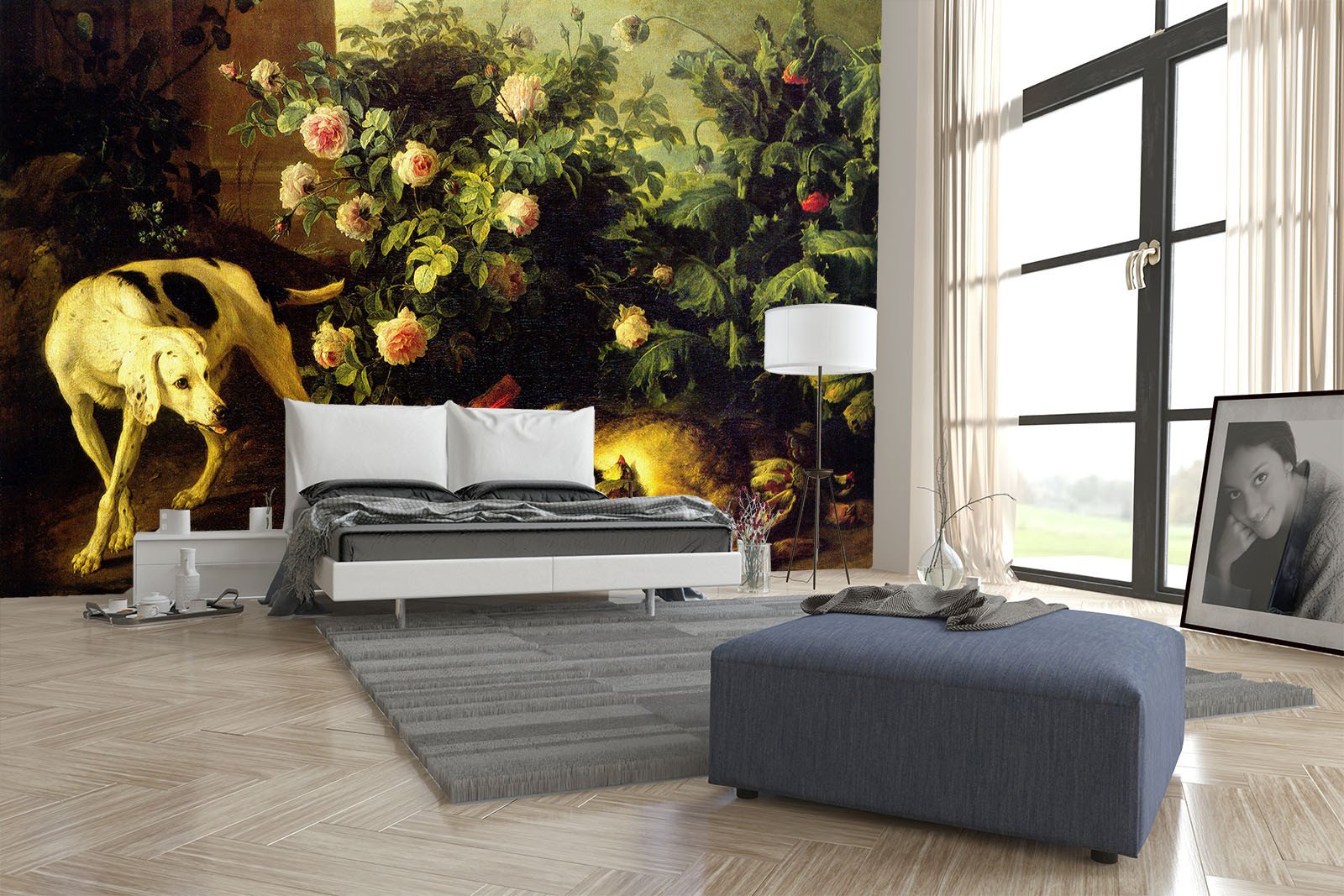 Animals And Flowers Wallpaper AJ Wallpaper