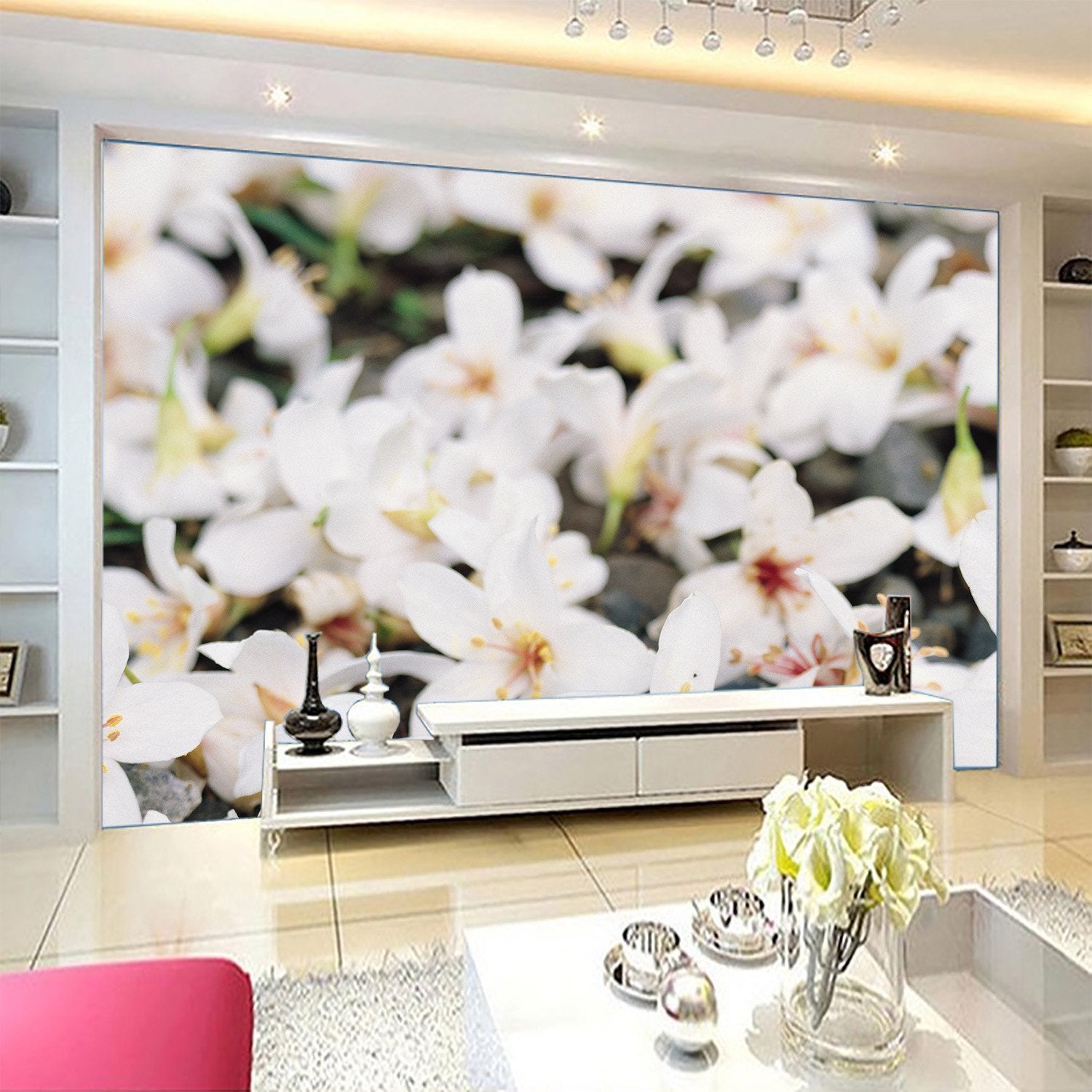 Fallen Flowers Wallpaper AJ Wallpaper