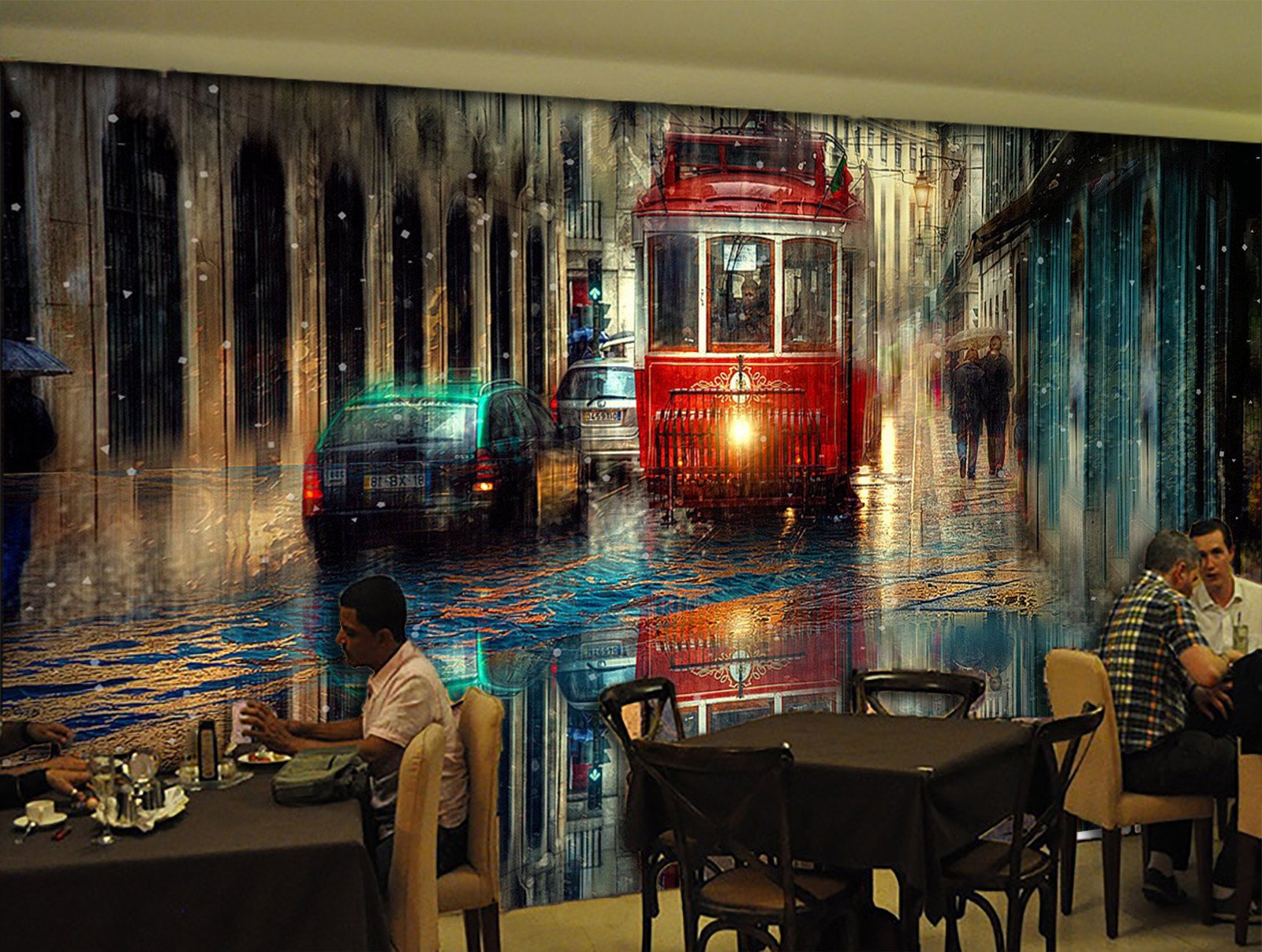 3D City Bus Car 033 Wallpaper AJ Wallpaper