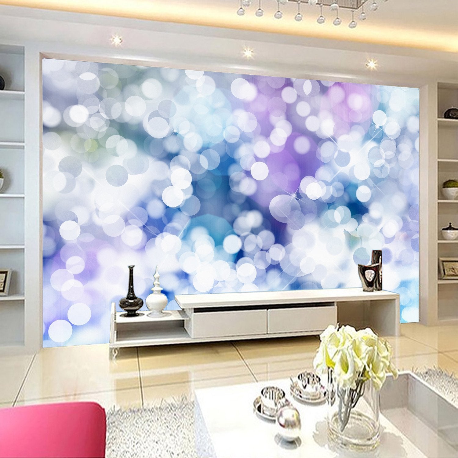 3D Snowflake Drift 742 Wallpaper AJ Wallpaper