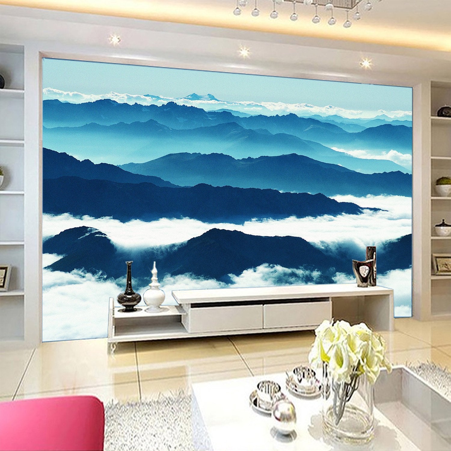 Fog Around Hills Wallpaper AJ Wallpaper